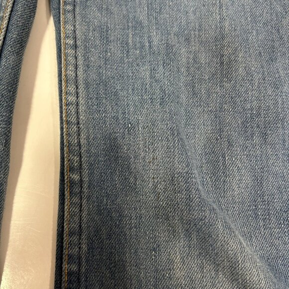 Vintage 1970s Levi’s 746 0917 Orange Tab Bell Bottom Jeans Sz 28 Waist 33 Length - Picture 5 of 11